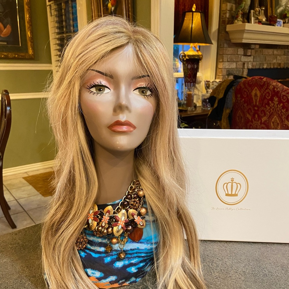 LAUREN ASHTYN Elsie Full Volume Human Remy Hair Topper & Luxury Length Extension